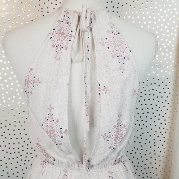 Tobi Medallion Print White Skater Dress | Size XS - Picture 6 of 8